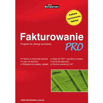 Fakturowanie PRO - 1 firma / 1 stanowisko