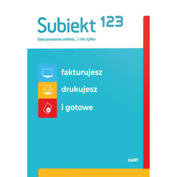Subiekt 123 nowa licencja pakiet podstawowy