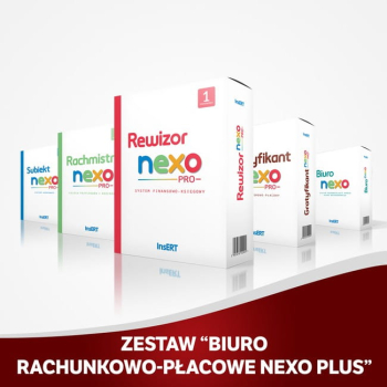 Zestaw Biuro rachunkowo-płacowe nexo PLUS